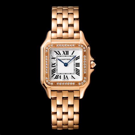 rose gold cartier watch|rose gold cartier watch women's.